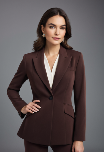 Luxe Tailored Blazer & Skirt Set – Power Chic Edition